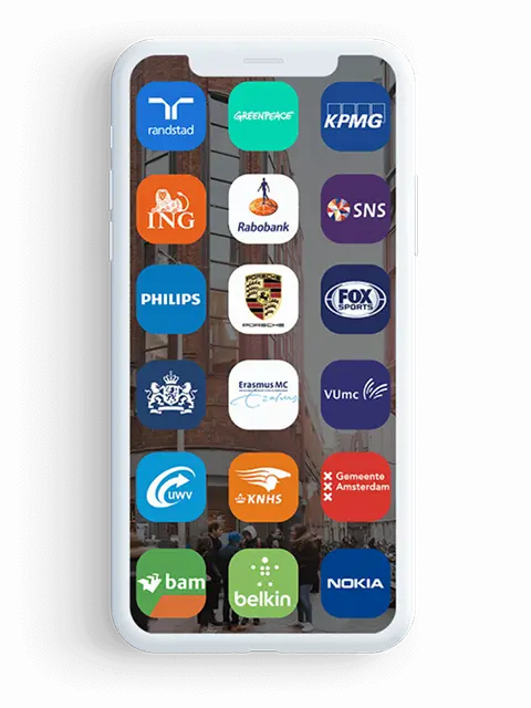 Landing Page Iphone with all apps