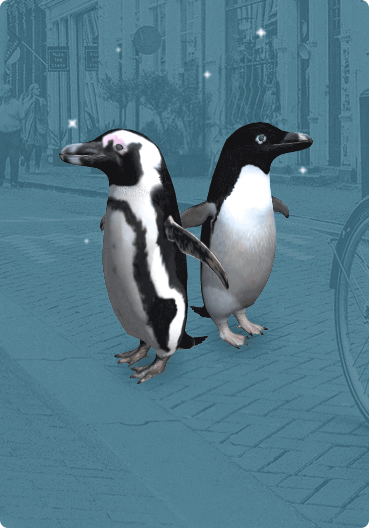 Koning Pinguïn: Greenpeace beschermt de Zuidpoolzee met Augmented Reality - DTT apps