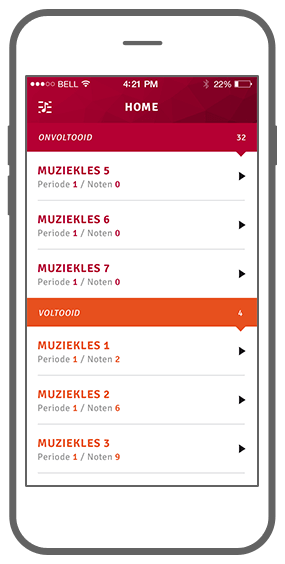 Function Home - Aslan muziekschool app
