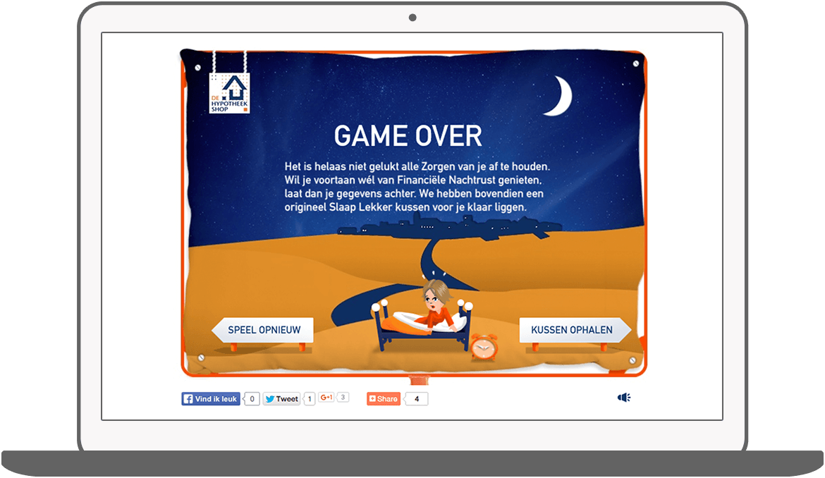 Function Share - De Hypotheekshop game