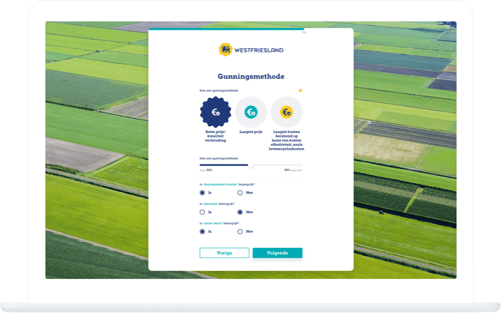 Function Gunningsmethode - Gemeente Medemblik inkooptool