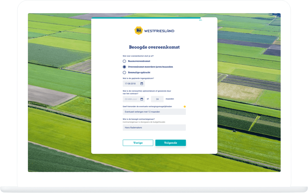 Function Beoogde overeenkomst - Gemeente Medemblik inkooptool