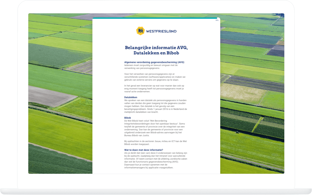 Function Belangrijke informatie - Gemeente Medemblik inkooptool