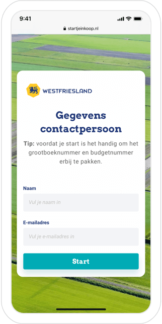 Function Homepagina - Gemeente Medemblik inkooptool