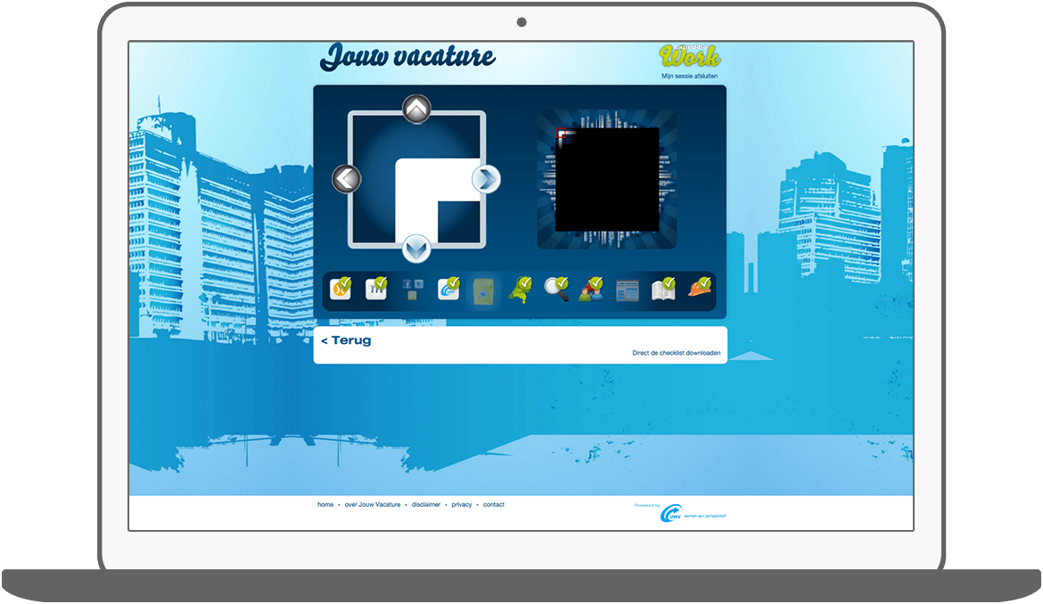 Function Los de puzzel op! - UWV e-learning game