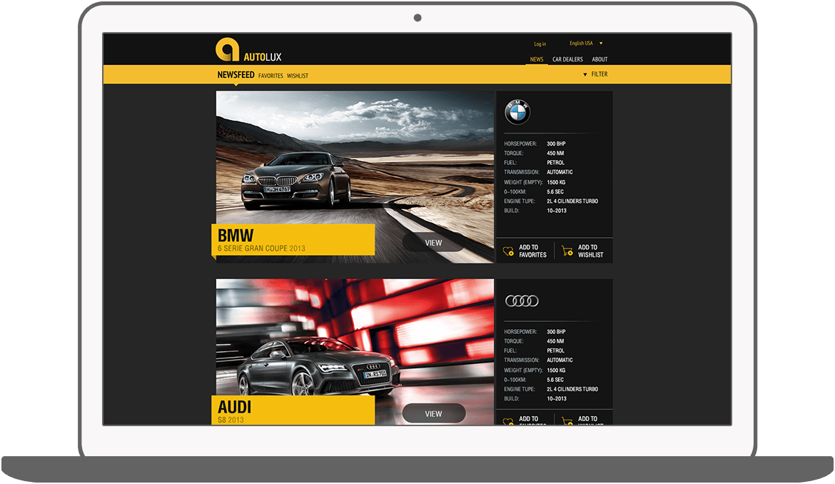 Function Newsoverview - AutoLux car portal