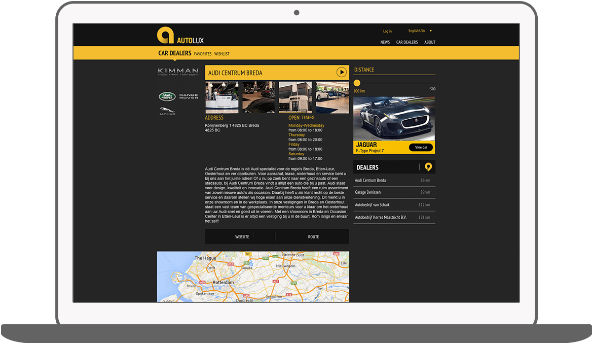 Function Dealerinformatie - AutoLux car portal