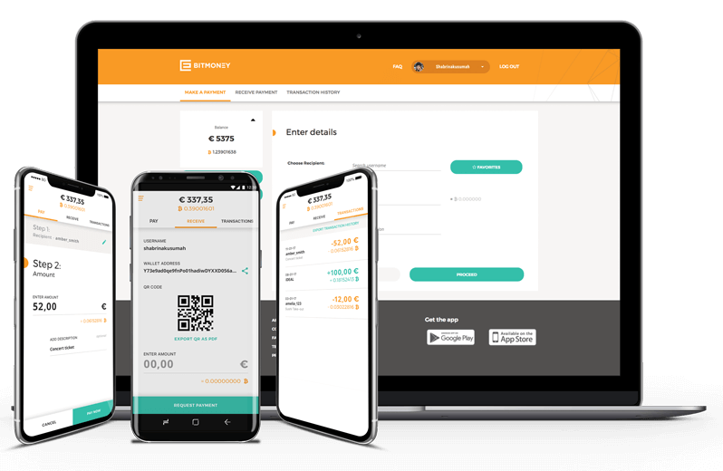 Bitmoney Bitcoin Payment Platform app