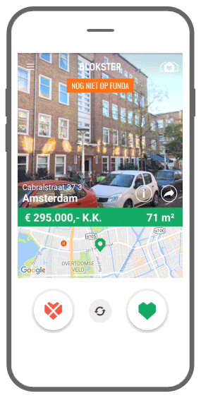 Function Like and dislike houses - Blokster app