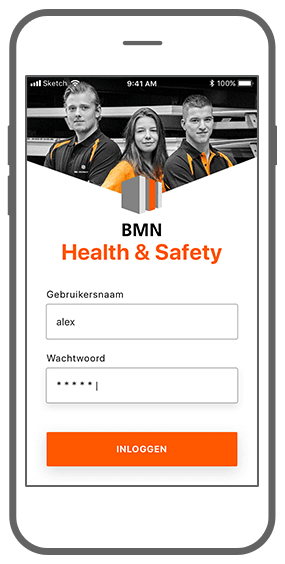 Function Login - BMN Health & Safety app