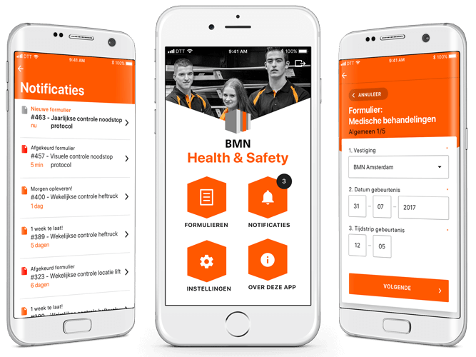 BMN Health & Safety app