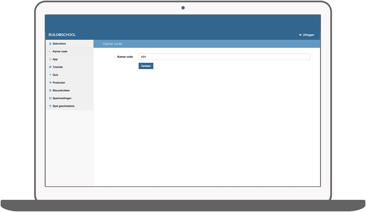 Function Kamer code  - Bouwend Nederland e-learning tool