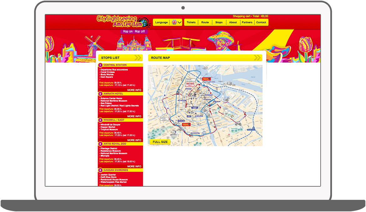 Function Route - Amsterdam City Sightseeing