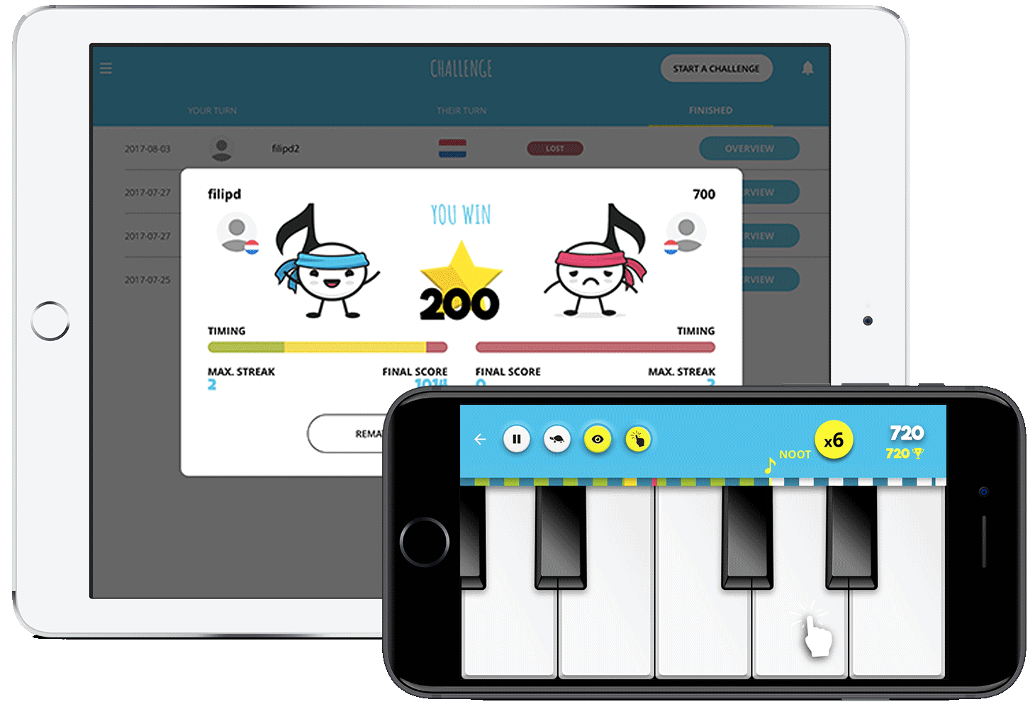 Ditto piano music app