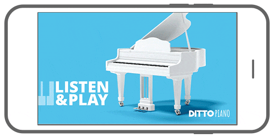 Function Register and login - Ditto piano music app