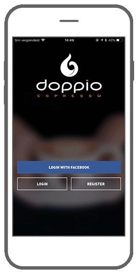 Function Inloggen en registreren - Doppio loyalty app