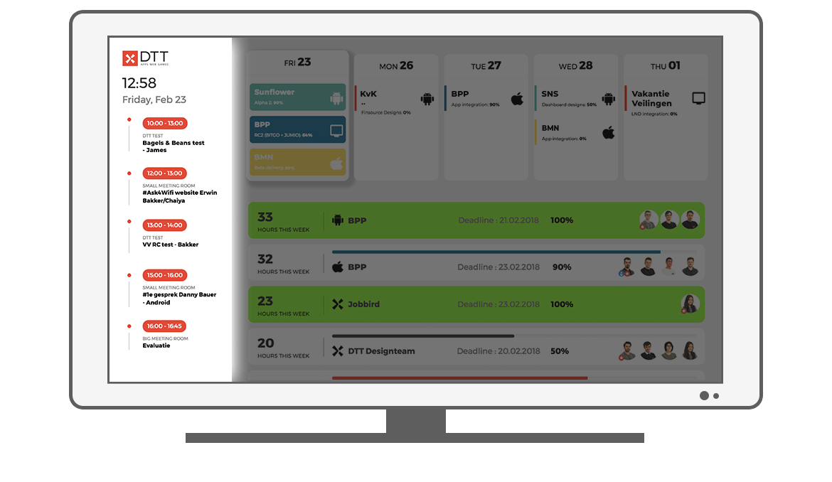 Function Agenda (real-time) - DMT: Deadline Management Tool