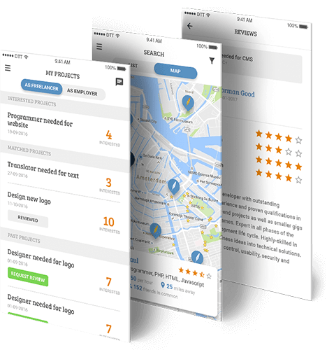 Freelancer platform app beschrijving