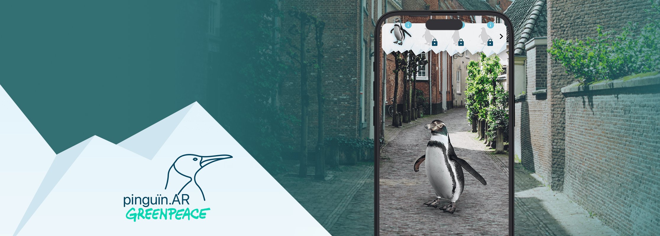 Koning Pinguïn: Greenpeace beschermt de Zuidpoolzee met Augmented Reality