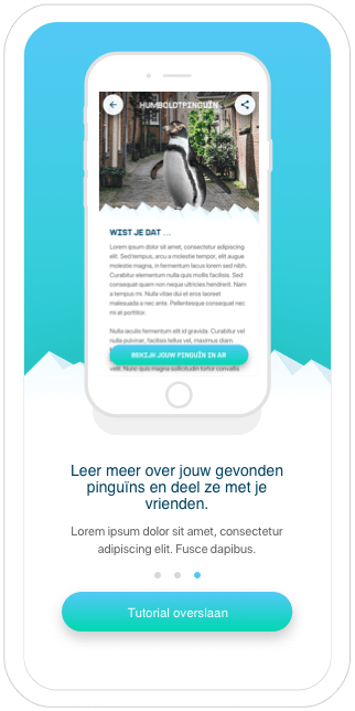 Function Look for penguins in your area! - King Penguin - Greenpeace AR