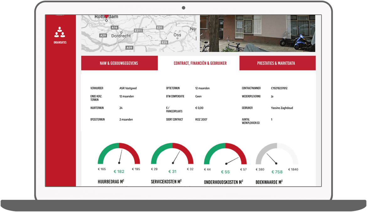 Function Detailoverzicht  - GRIP vastgoed manager app