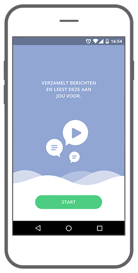 Function Start de voorlezer  - Read2Speak berichten voorlees app