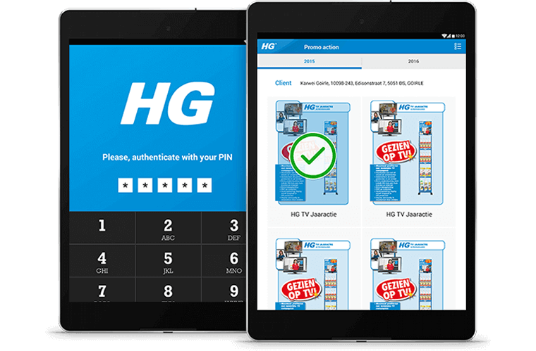 HG Sales app II overzicht