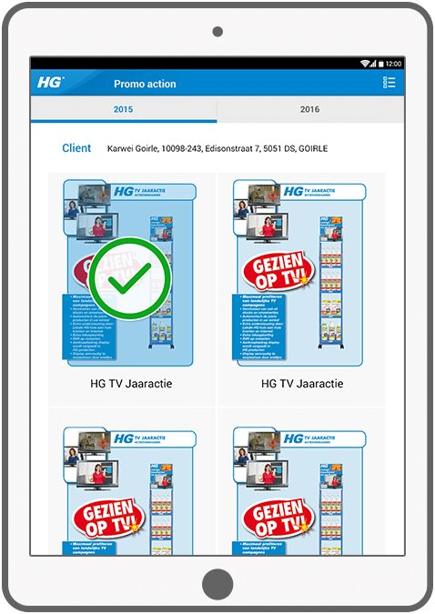 Function Promo overview - HG Sales app II