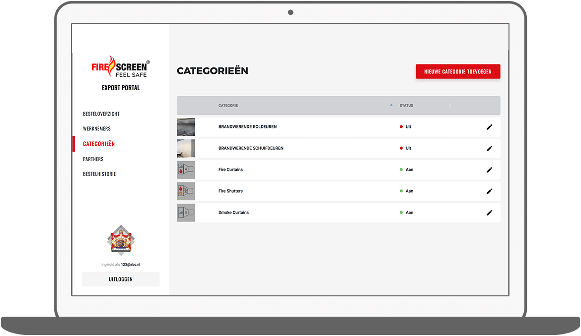 Function Categories - Hoefnagels Export Portal