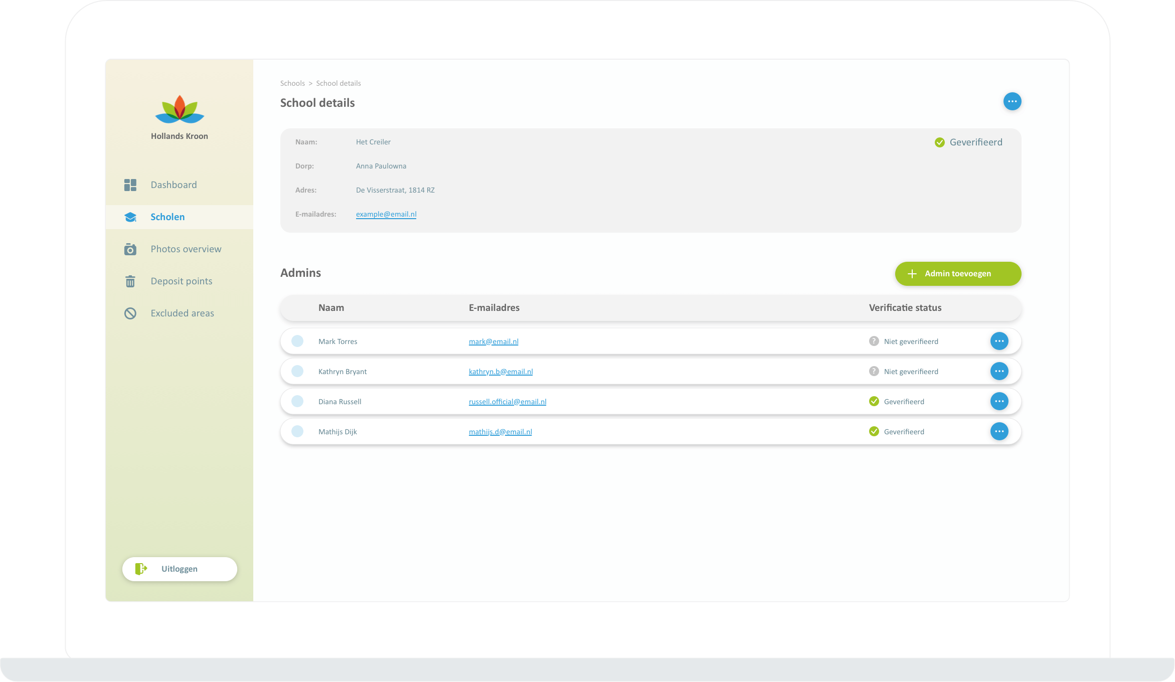 Function School details - Operatie Z.U.I.V.E.R.