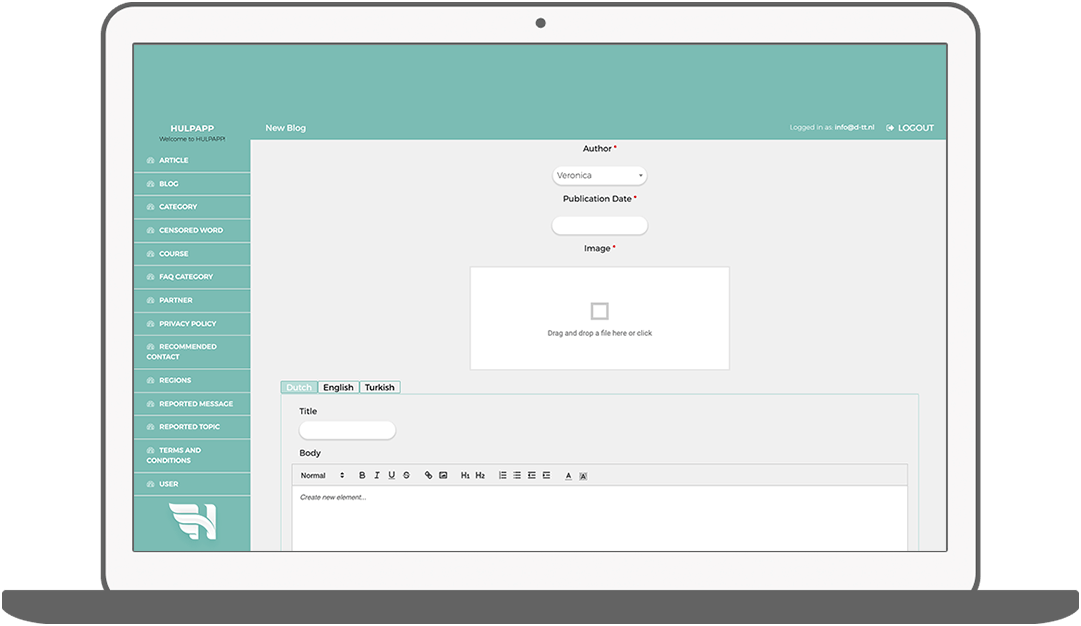 Function Make a blog - Hulpapp