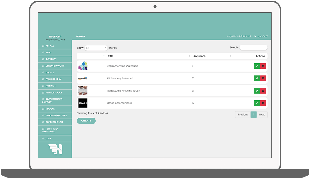 Function Partners - Hulpapp