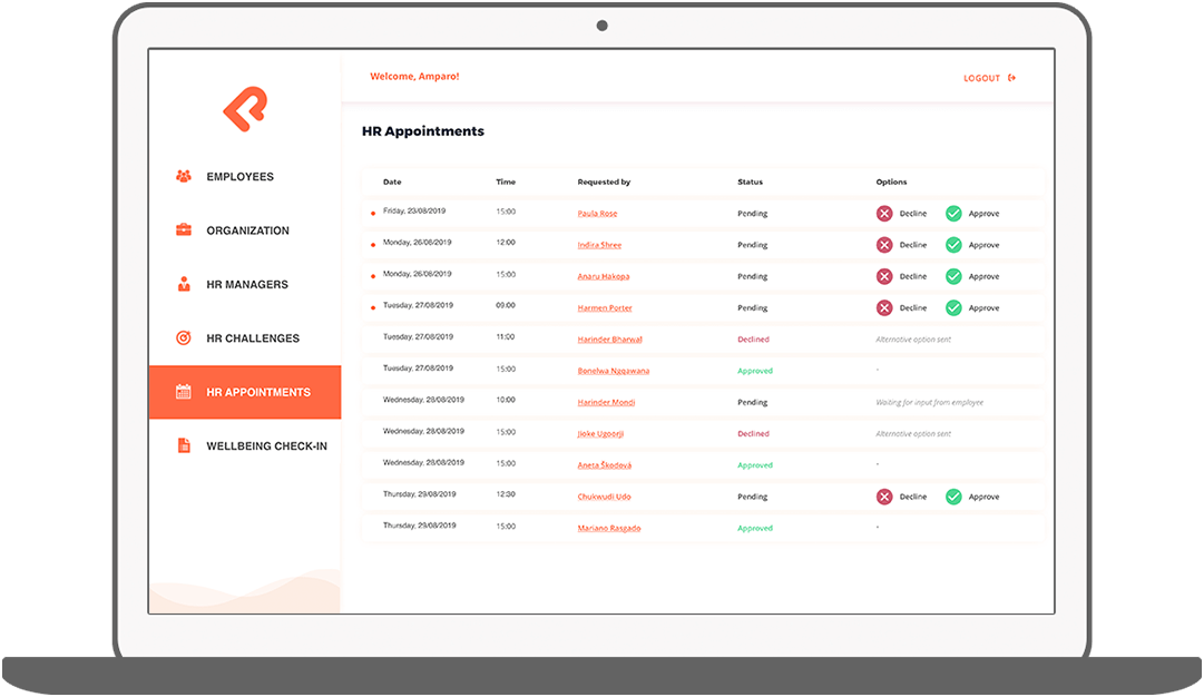 Function HR appointments - Keypath