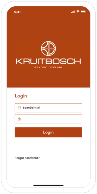 Function Inloggen - Kruitbosch order app