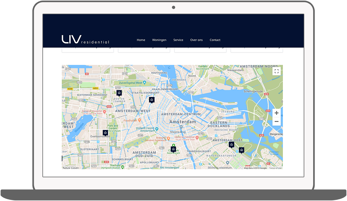 Function Map view - LIV Residential