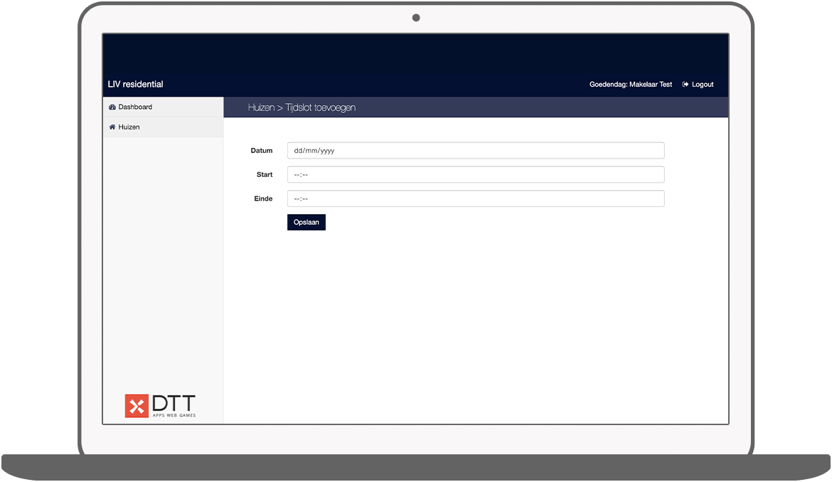 Function CMS – Add time slot - LIV Residential
