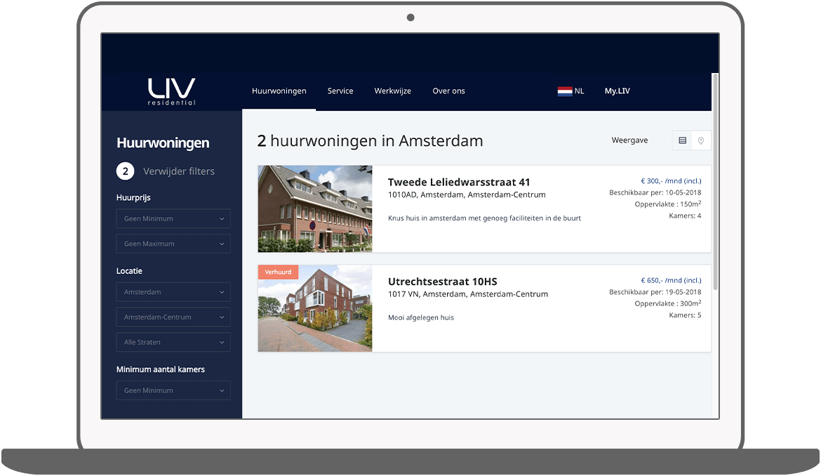 Function Filters - LIV Residential