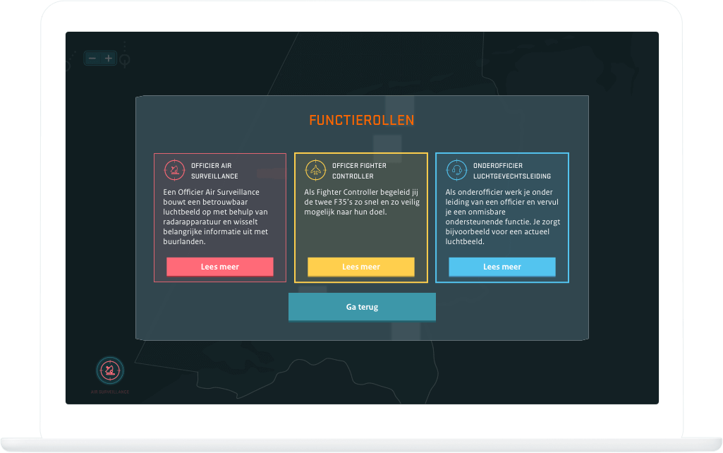 Function Function roles - Air Defence serious game