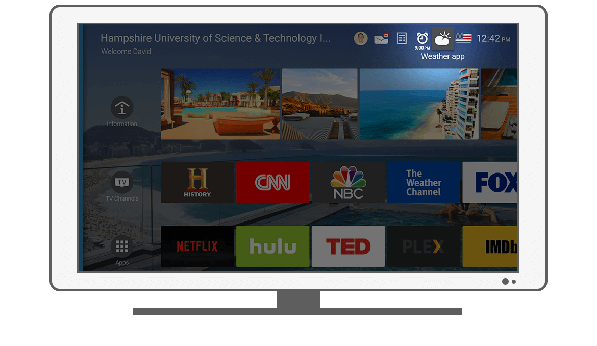 Function Weather app - Philips Android TV launcher app