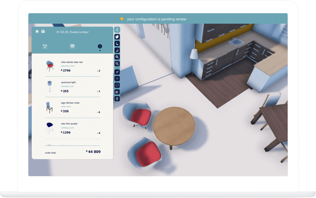 Function Feedback - Randstad Office Configurator