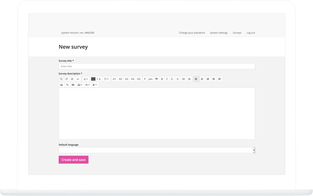 Function Survey aanmaken - RIVM Respondent Driven Sampling