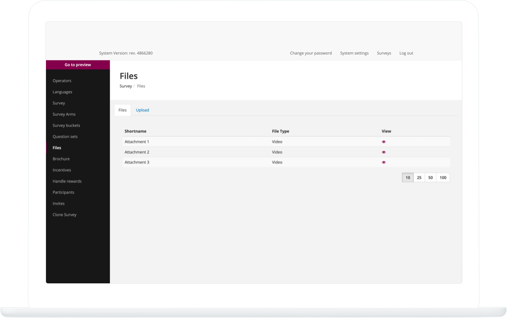 Function Afbeeldingen, video's en audio fragmenten toevoegen  - RIVM Respondent Driven Sampling