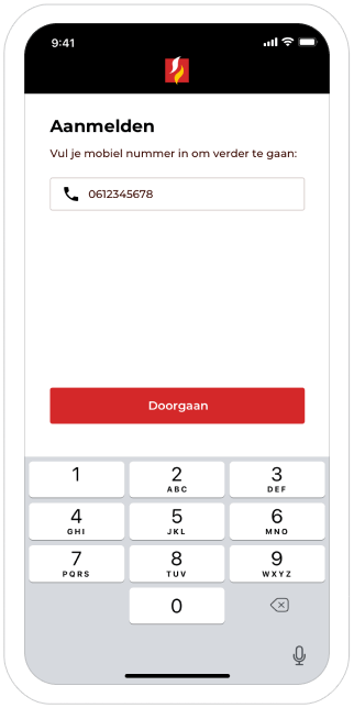 Function Register - Spare Rib Express Driver app