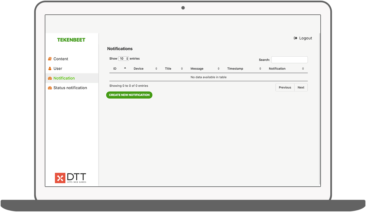 Function Notificaties  - RIVM Tekenbeet voorlichtings-app 2.0