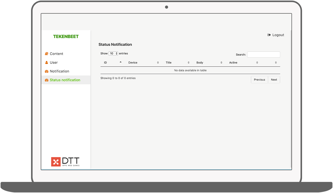 Function Status notificaties - RIVM Tekenbeet voorlichtings-app 2.0