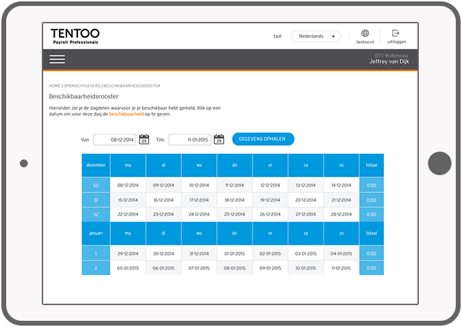 Function Adaptive (mobiele) website - My Tentoo adaptive webdesign