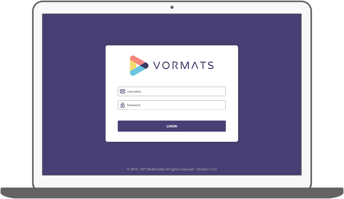 Function Log in - Vormats