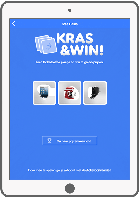Function Scratch and win! - VakantieVeilingen Scratch game