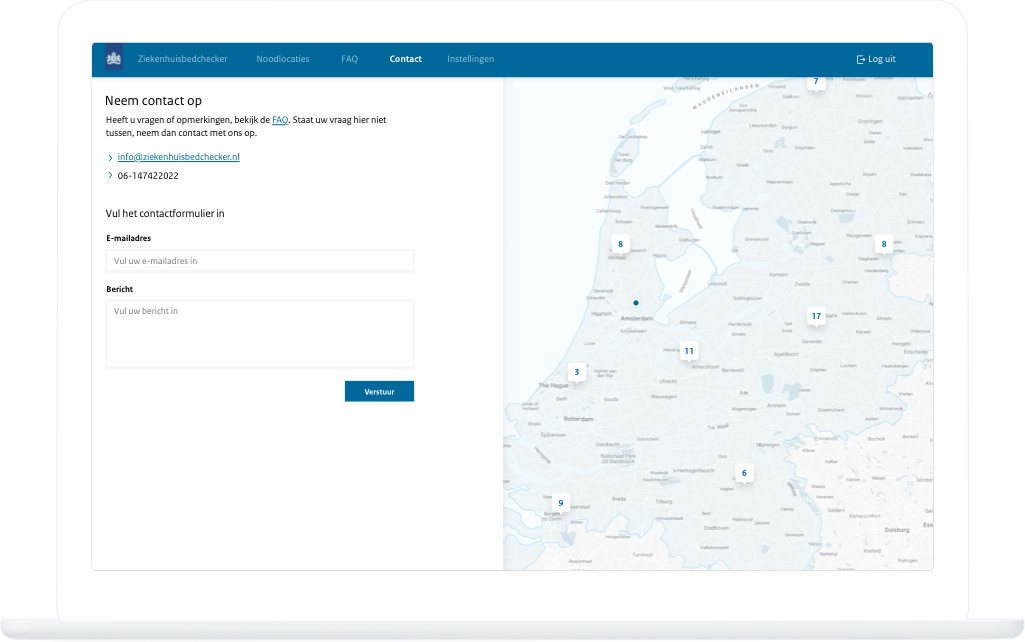 Function Staat je vraag er niet tussen? - Ziekenhuisbedchecker