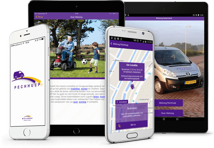 Welzorg Breakdown Assistance app